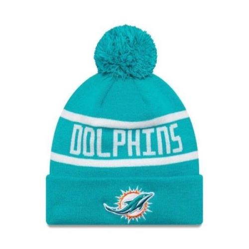 New Era Turkos Dolphins NFL Jake Miadol Beanie Blue, Herr