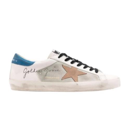 Golden Goose Elegant Läder Sneakers White, Herr