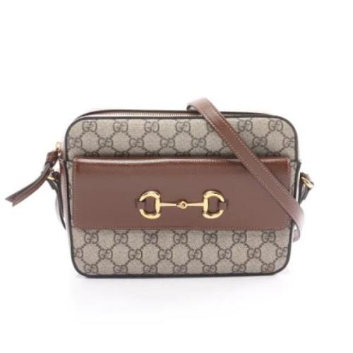 Gucci Vintage Pre-owned Laeder gucci-vskor Beige, Dam