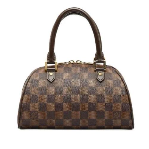 Louis Vuitton Vintage Pre-owned Canvas handvskor Brown, Dam