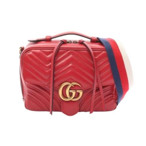 Gucci Vintage Pre-owned Laeder gucci-vskor Red, Dam