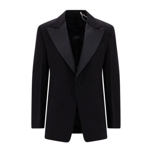 Salvatore Ferragamo Ull Blazer Jacka Black, Herr