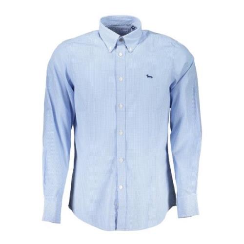 Harmont & Blaine Blå Långärmad Skjorta Button Down Blue, Herr