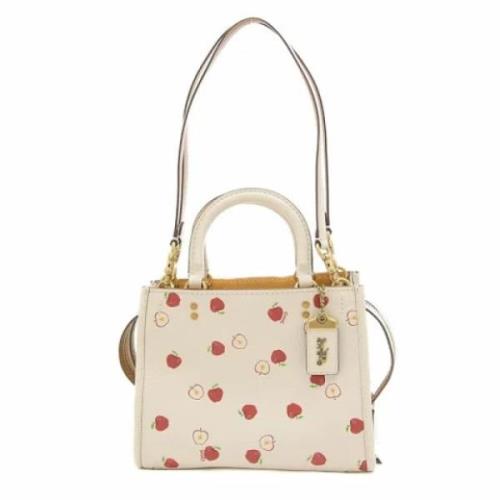 Coach Pre-owned Pre-owned Canvas handvskor Red, Dam