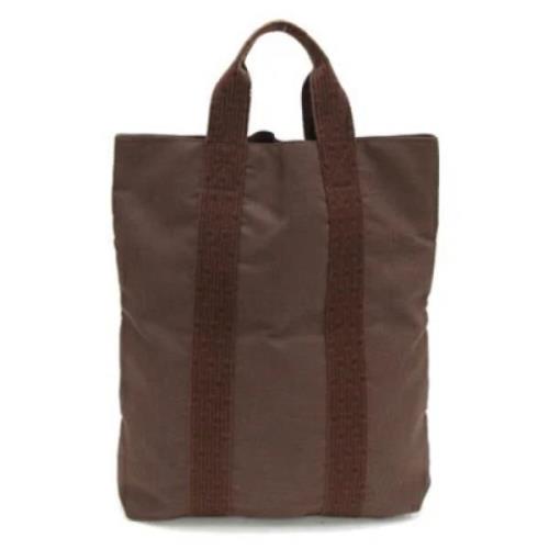 Hermès Vintage Pre-owned Canvas totevskor Brown, Dam