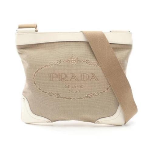 Prada Vintage Pre-owned Laeder prada-vskor Beige, Dam