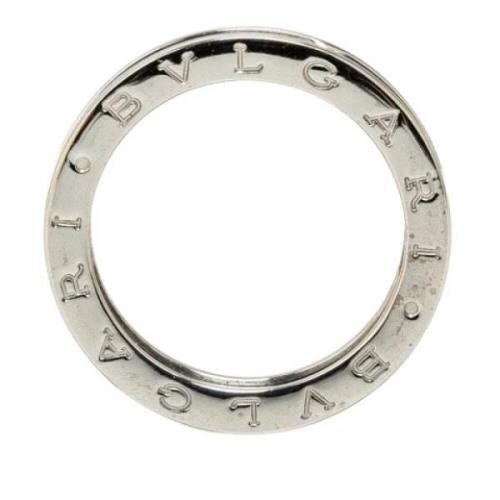 Bvlgari Vintage Pre-owned Metall ringar Gray, Herr