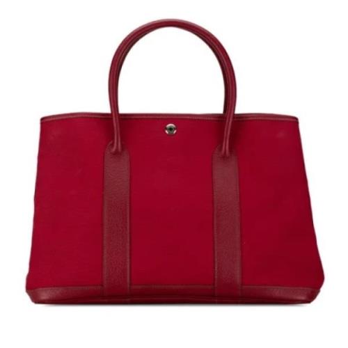 Hermès Vintage Pre-owned Canvas hermes-vskor Red, Dam