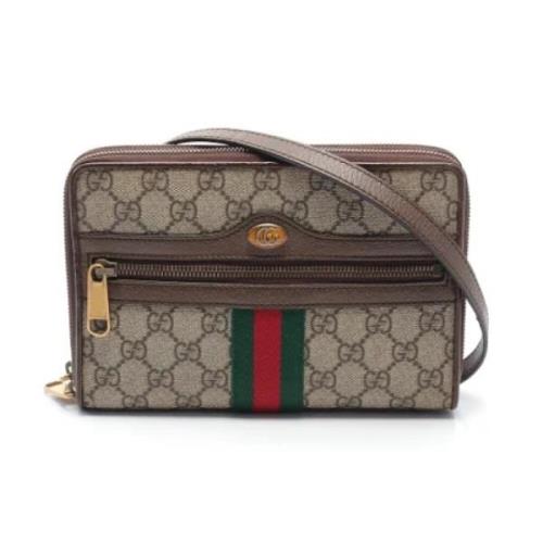 Gucci Vintage Pre-owned Laeder gucci-vskor Beige, Dam