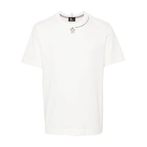 Moncler Vit Jersey Crew Neck T-shirt White, Herr