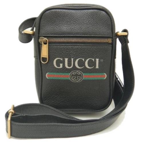 Gucci Vintage Pre-owned Laeder gucci-vskor Black, Unisex