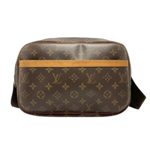 Louis Vuitton Vintage Pre-owned Tyg louis-vuitton-vskor Brown, Dam