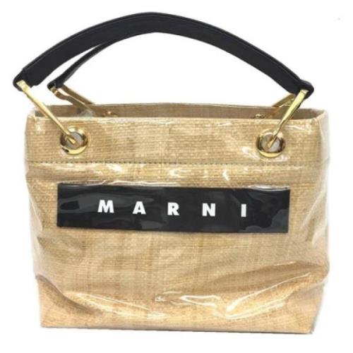 Marni Pre-owned Pre-owned Raffia totevskor Brown, Dam