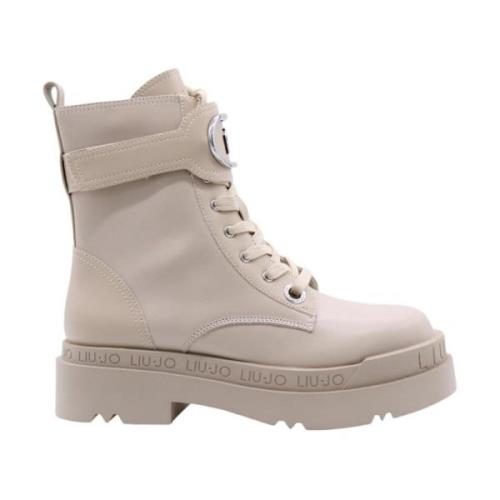 Liu Jo Hack Ankelboot Beige, Dam