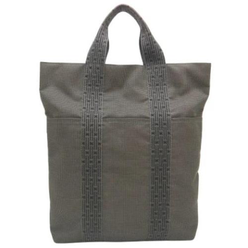 Hermès Vintage Pre-owned Canvas totevskor Gray, Dam