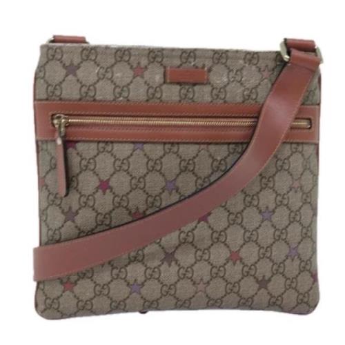 Gucci Vintage Pre-owned Canvas gucci-vskor Beige, Dam