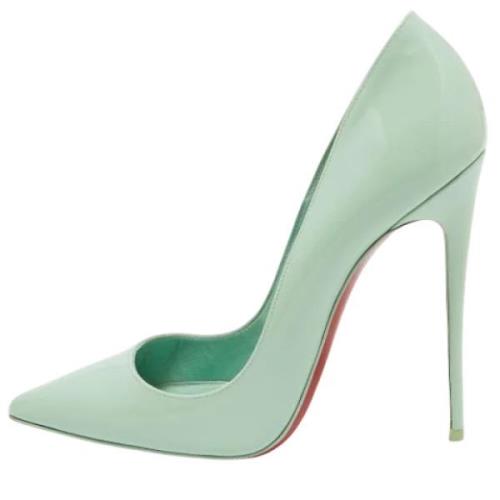 Christian Louboutin Pre-owned Pre-owned Laeder klackskor Green, Dam