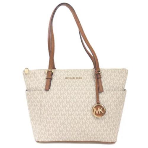 Michael Kors Pre-owned Pre-owned Plast axelremsvskor White, Dam