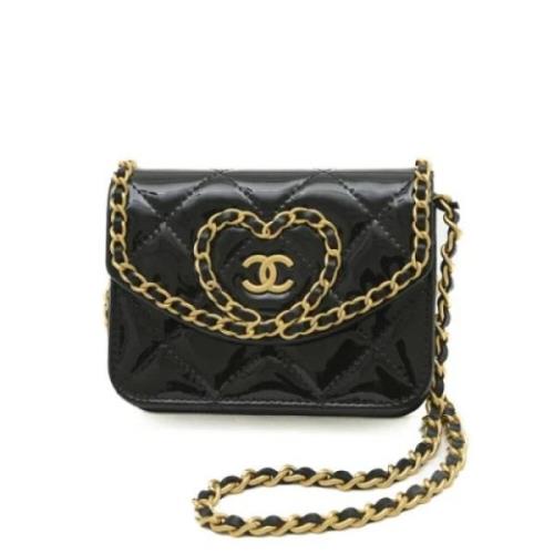 Chanel Vintage Pre-owned Laeder chanel-vskor Black, Dam