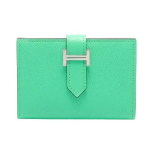 Hermès Vintage Pre-owned Laeder hem-och-kontorstillbehr Green, Dam