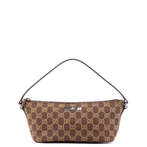 Gucci Vintage Pre-owned Bomull handvskor Brown, Dam