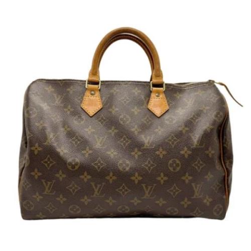 Louis Vuitton Vintage Pre-owned Tyg louis-vuitton-vskor Brown, Dam