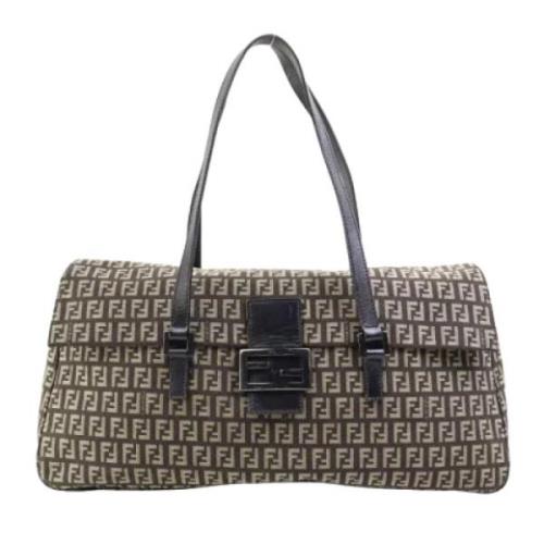 Fendi Vintage Pre-owned Canvas fendi-vskor Brown, Dam