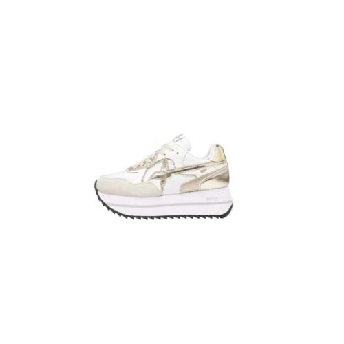 W6Yz Glamorösa Deva White/Beige Sneakers White, Dam