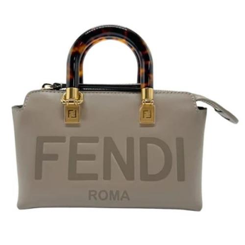 Fendi Vintage Pre-owned Laeder fendi-vskor Gray, Dam