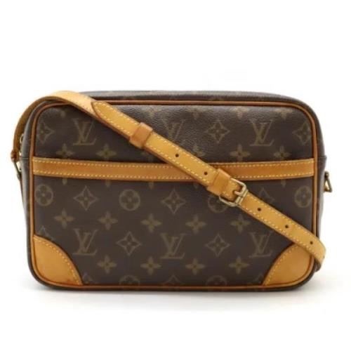 Louis Vuitton Vintage Pre-owned Tyg louis-vuitton-vskor Brown, Dam