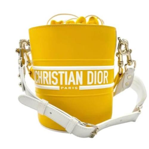 Dior Vintage Pre-owned Laeder dior-vskor Yellow, Dam