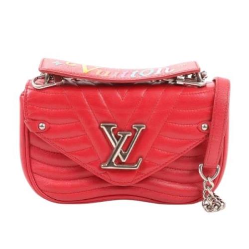 Louis Vuitton Vintage Pre-owned Laeder handvskor Red, Dam