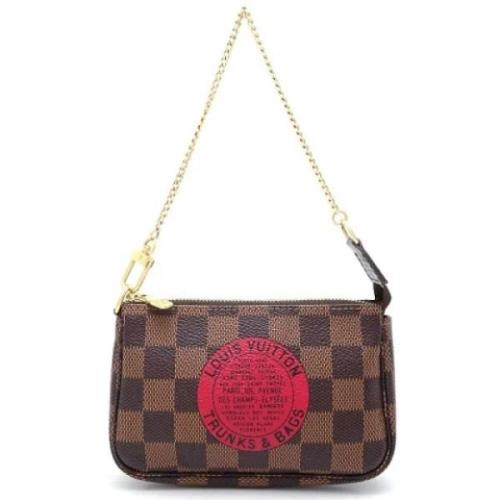 Louis Vuitton Vintage Pre-owned Canvas louis-vuitton-vskor Brown, Dam