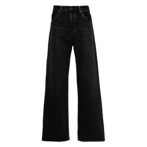 Acne Studios Klassiska Denim Jeans för Vardagsbruk Black, Herr