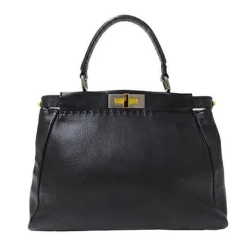 Fendi Vintage Pre-owned Laeder fendi-vskor Black, Dam