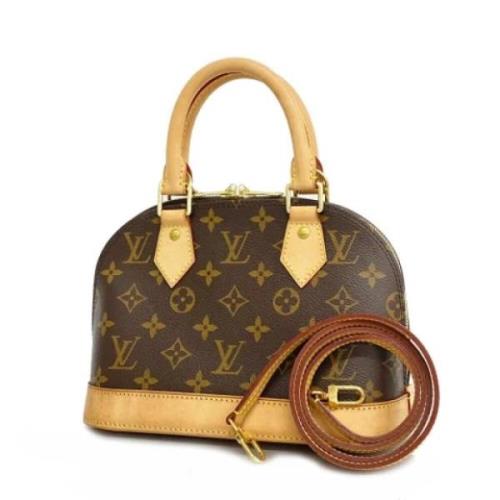 Louis Vuitton Vintage Pre-owned Tyg louis-vuitton-vskor Brown, Dam