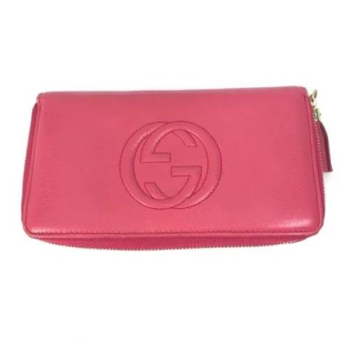 Gucci Vintage Pre-owned Laeder plnbcker Red, Dam