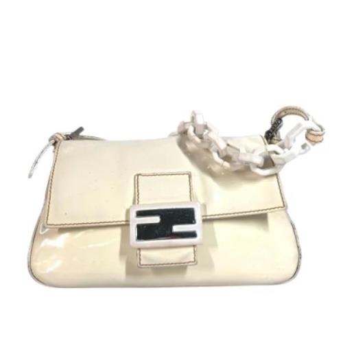 Fendi Vintage Pre-owned Laeder fendi-vskor White, Dam