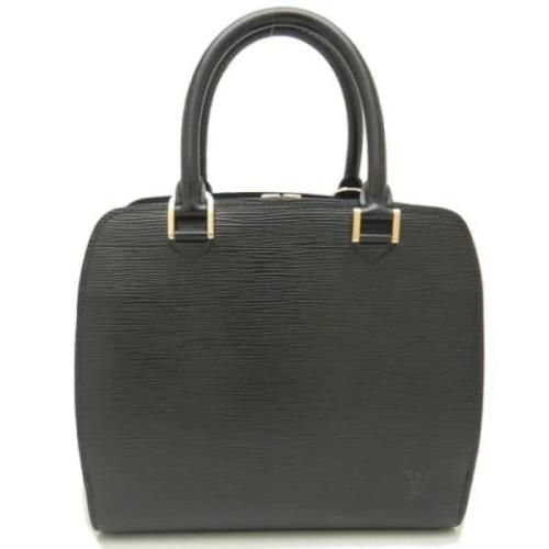 Louis Vuitton Vintage Pre-owned Tyg louis-vuitton-vskor Black, Dam