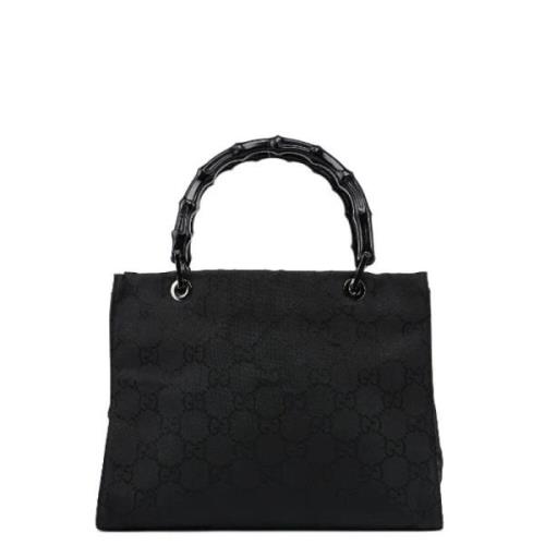 Gucci Vintage Pre-owned Canvas handvskor Black, Dam