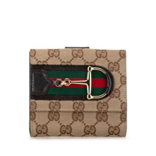 Gucci Vintage Pre-owned Canvas plnbcker Brown, Dam