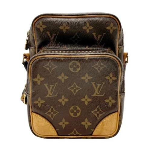 Louis Vuitton Vintage Pre-owned Tyg louis-vuitton-vskor Brown, Dam