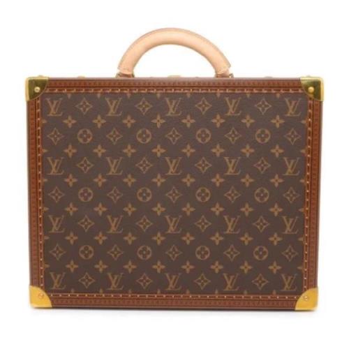 Louis Vuitton Vintage Pre-owned Tyg louis-vuitton-vskor Brown, Dam