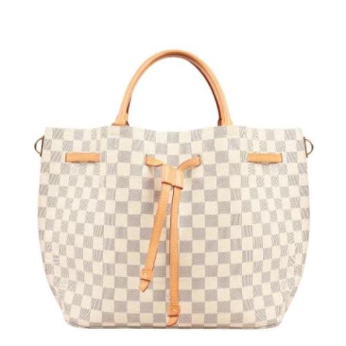 Louis Vuitton Vintage Pre-owned Laeder handvskor Beige, Dam