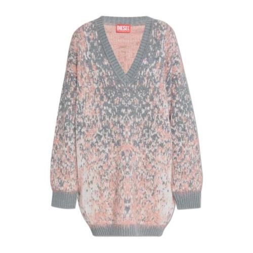 Diesel Sweater M-Rosario Pink, Dam