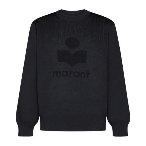 Isabel Marant Svart Tröja med Ayler Detalj Black, Herr