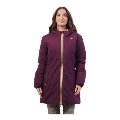 K-Way Lila Reversibel Trekvarts Damjacka Purple, Dam