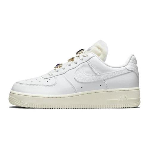 Nike Air Force 1 Low Bling Sneakers White, Dam