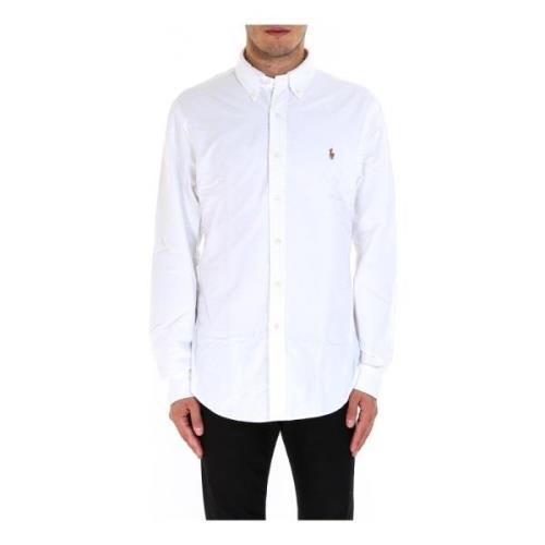 Polo Ralph Lauren Slim Fit Bomullsskjorta White, Herr