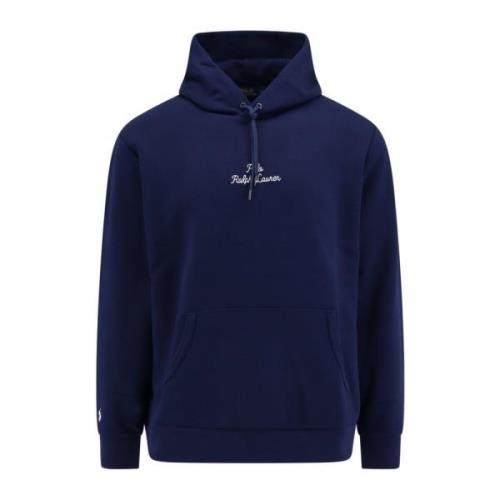 Polo Ralph Lauren Broderad Logga Bomullsweatshirt Blue, Herr